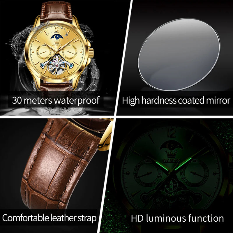 Olevs Relógio de Luxo